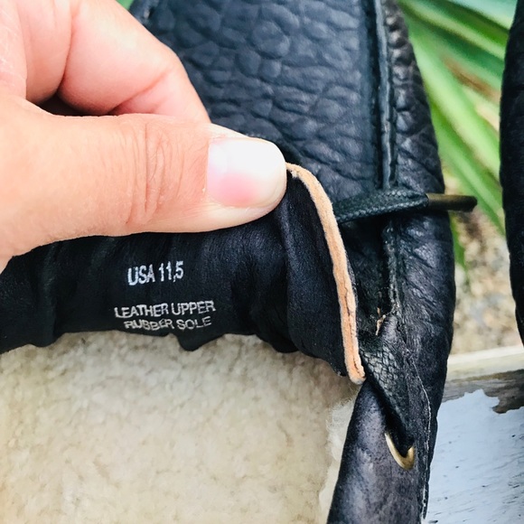 Ross & Snow Davide Genuine Shearling Lined Driver - Picture 9 of 13